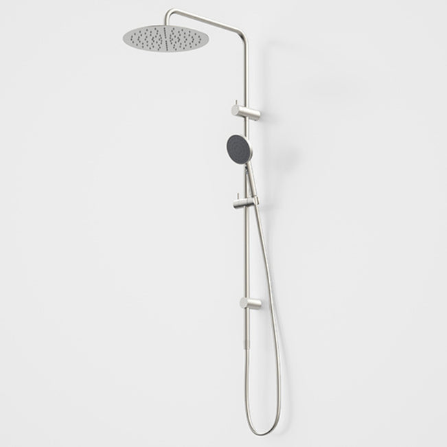 Caroma Urbane II Rail Shower 300mm Overhead Brushed Nickel 99630BN3A - The Blue Space