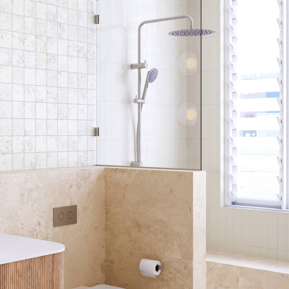 Caroma Urbane II Rail Shower 300mm Overhead Chrome