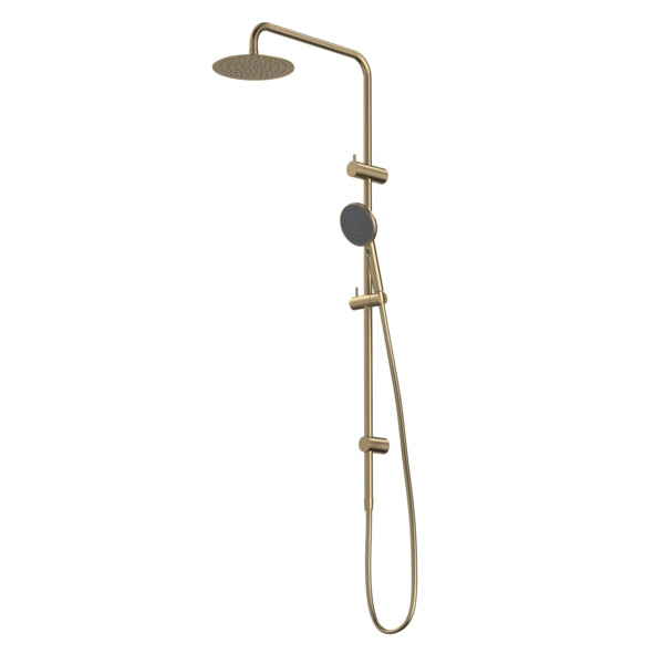 Caroma Urbane II Rail Shower with 200mm Overhead - Brushed Brass