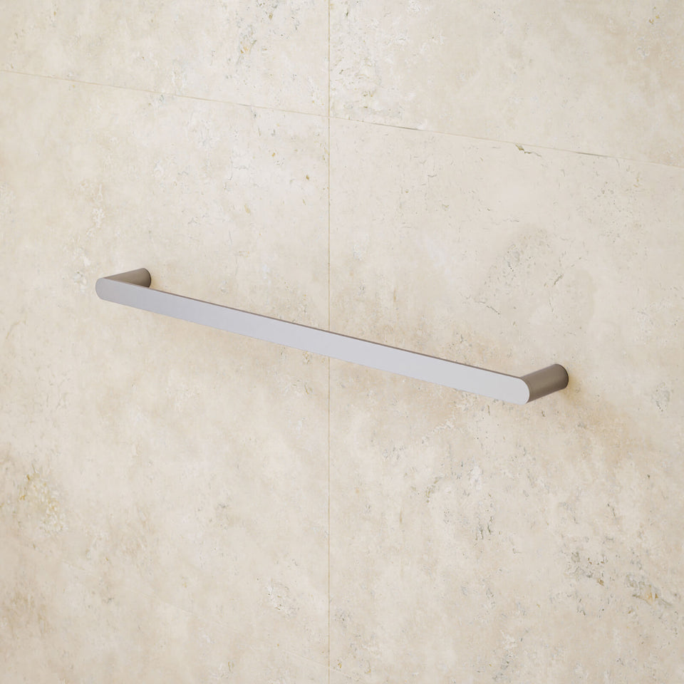 Caroma Urbane II Single Towel Rail 625mm Brushed Nickel