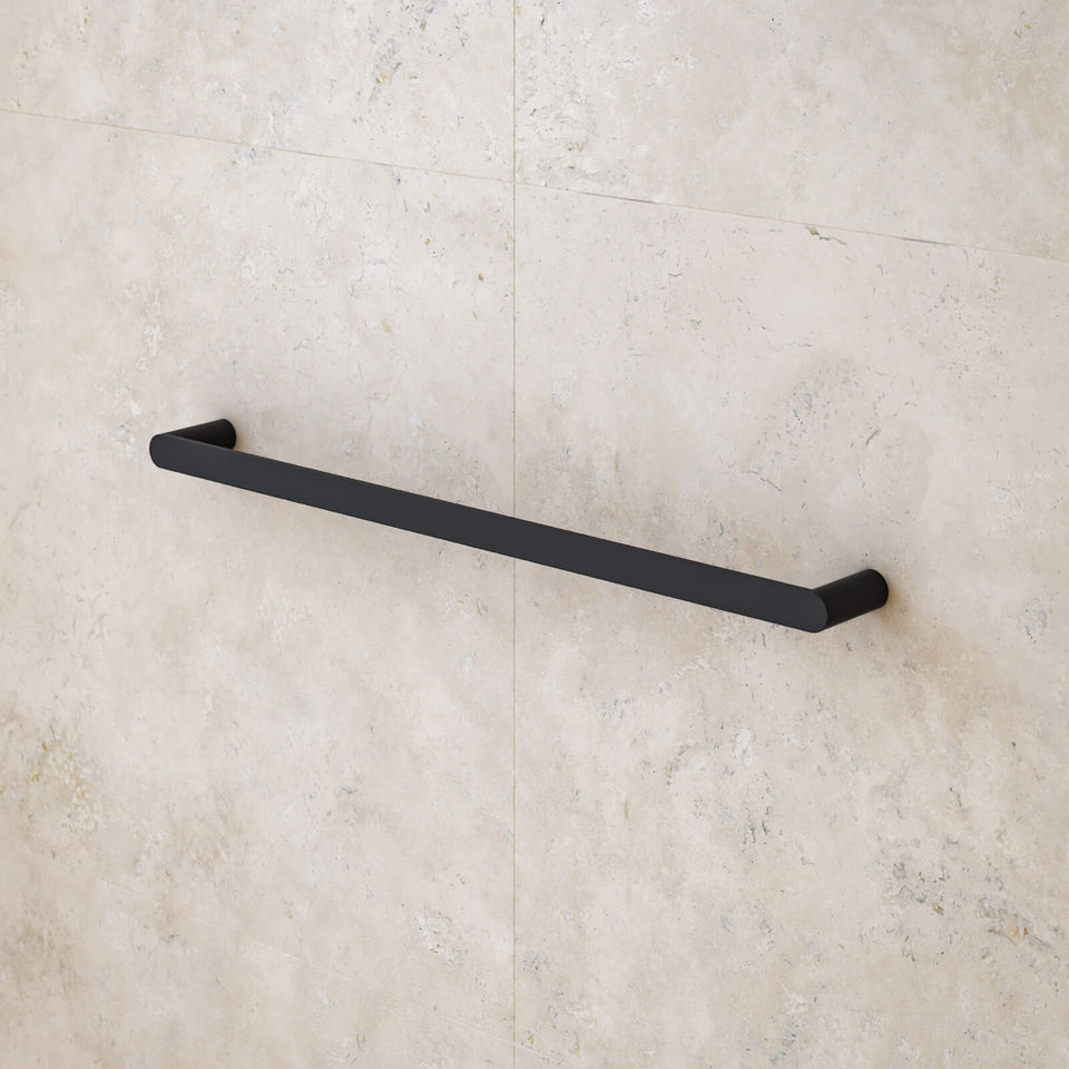 Caroma Urbane II Single Towel Rail 625mm Matte Black