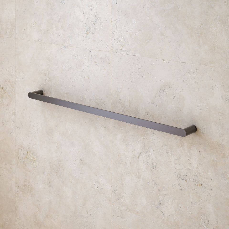 Caroma Urbane II Single Towel Rail 825mm Gunmetal