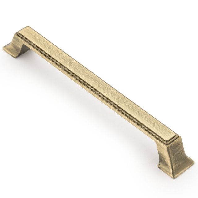 Castella Buckhurst Handle Brushed Antique Brass