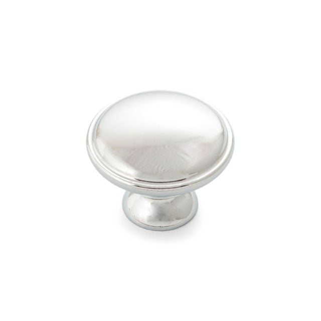 Castella Century 30mm Round Knob Chrome Plated