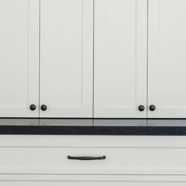 Castella Century 30mm Round Knob Matte Black