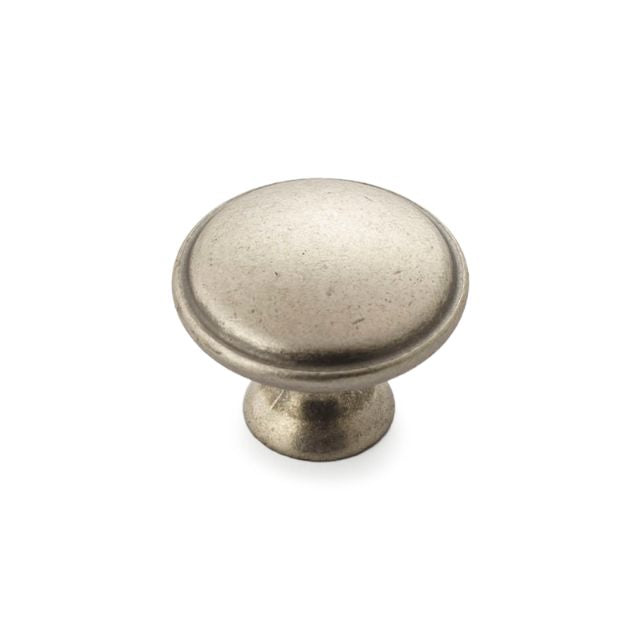 Castella Century 30mm Round Knob Pewter