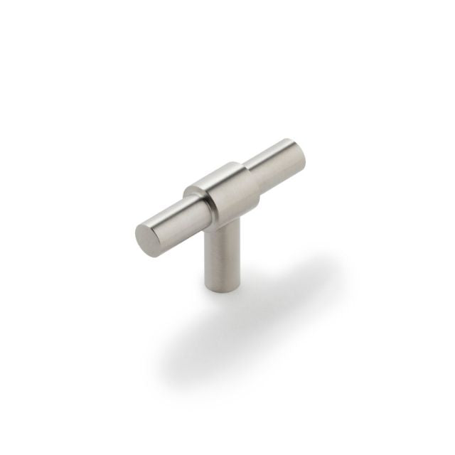 Angle Castella Coast T-Knob Satin Stainless Steel 50mm 900.050.07 - The Blue Space
