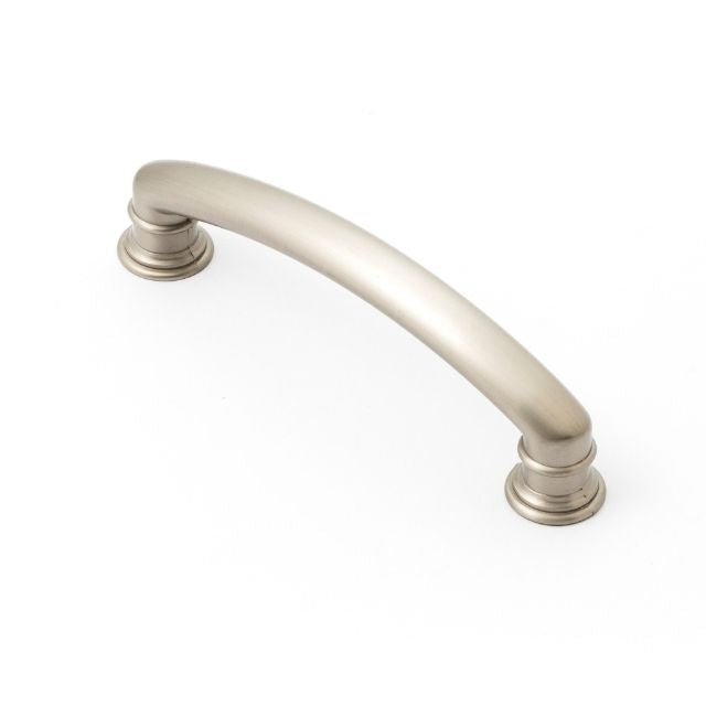 Castella Decade Ridged Handle Dull Brushed Nickel
