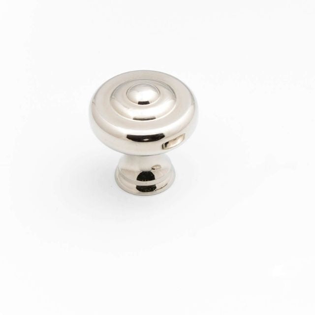 Castella Decade Knob Polished Nickel