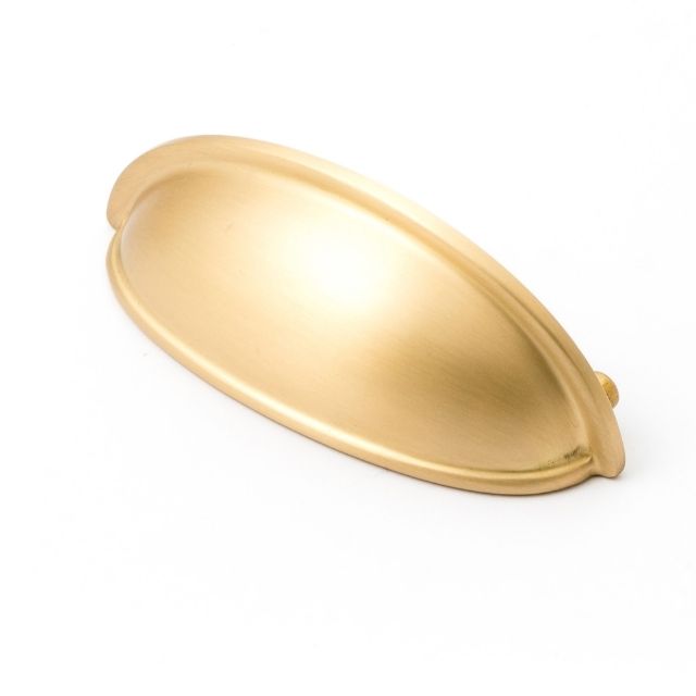 Castella Decade Cup Pull Satin Brass