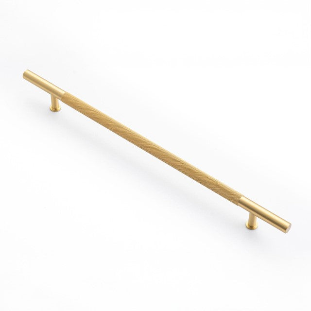 Castella Grove Pull Handle Satin Brass