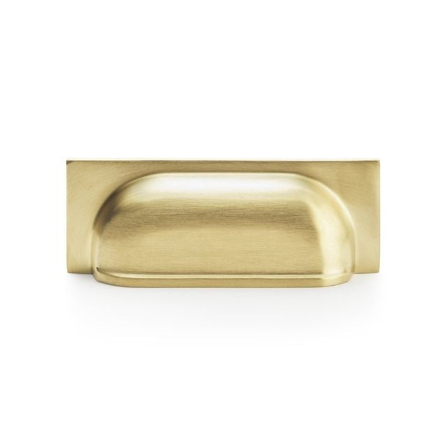 Castella Hastings Cup Pull Satin Brass PVD