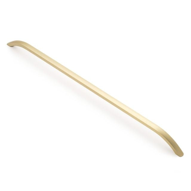 Castella Leaf Handle Brushed Brass