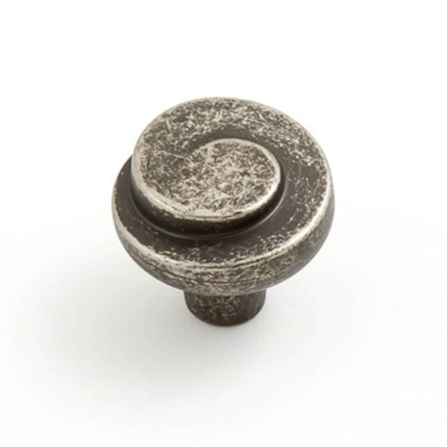 Castella Plume 30mm Knob Rustic Tin