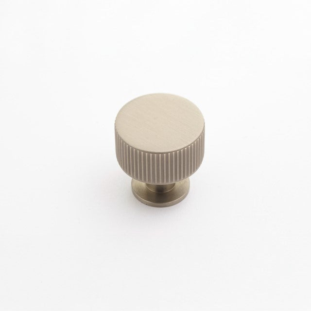Castella Ridge 30mm Knob Dull Brushed Nickel