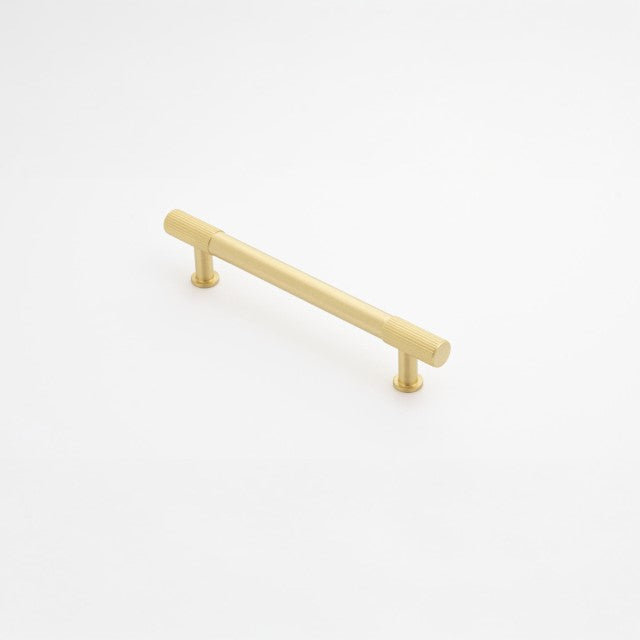 Castella Ridge Handle  Satin Brass