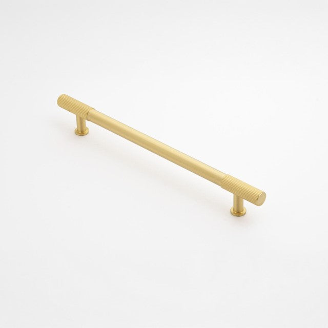 Castella Ridge Handle  Satin Brass