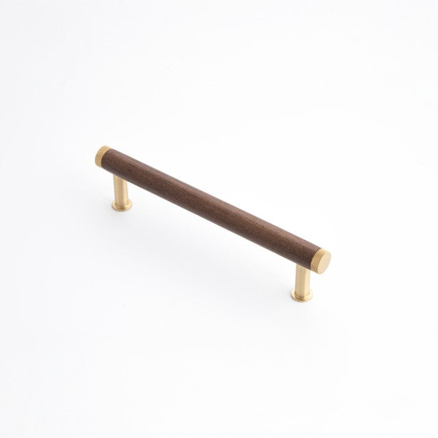 Castella Tundra Handle Walnut/Satin Brass