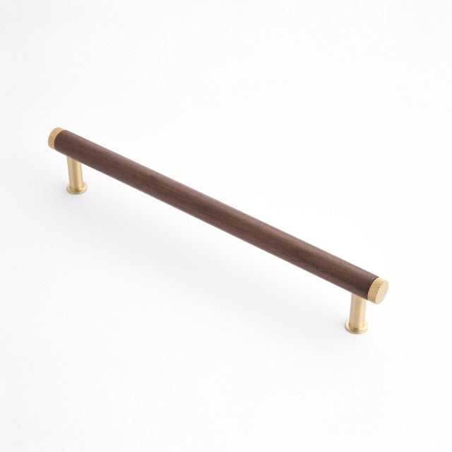 Castella Tundra Handle Walnut/Satin Brass