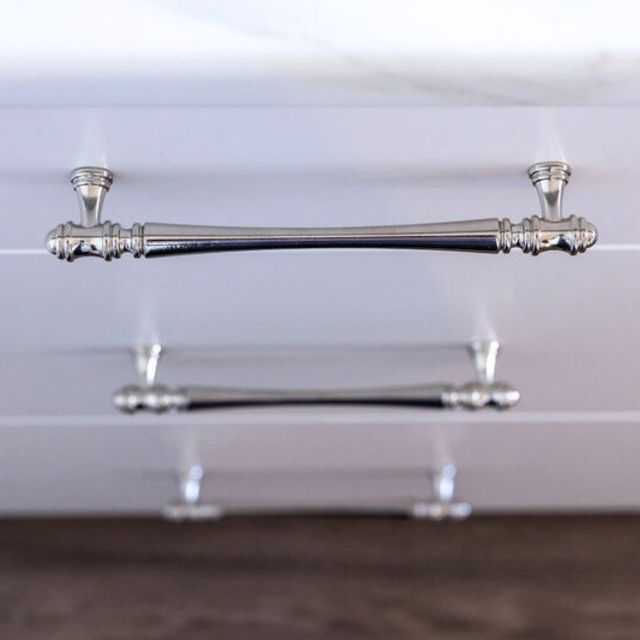 Castella Windsor Handle  Polished Nickel