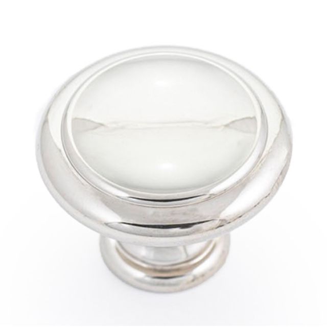 Castella Windsor 30mm Knob  Polished Nickel