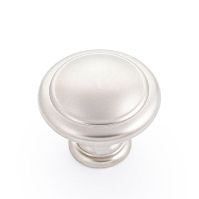 Castella Windsor 30mm Knob  Satin Nickel
