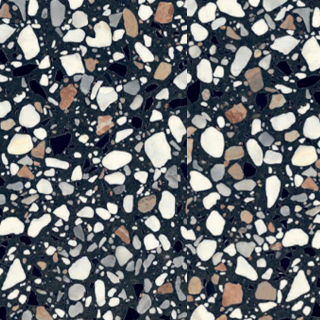 Charcoal Theo Terrazzo Tile Matt 200 x 200mm Porcelain