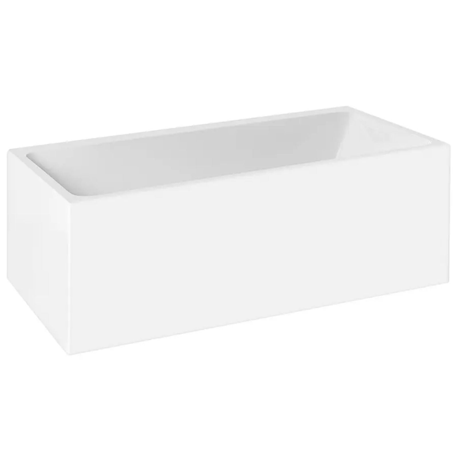Decina Bianco Back-to-Wall / Corner Freestanding Bath 1400mm BI1400W - The Blue Space