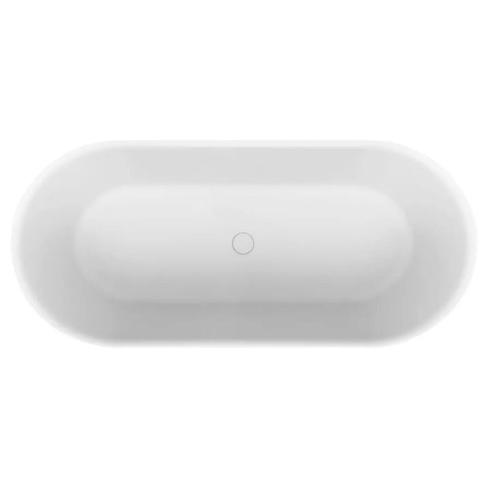 Decina Novara 1680 Freestanding Bath With Integrated Overflow