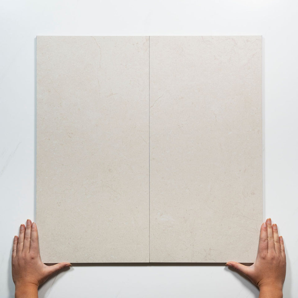 Drift Ivory Honed Porcelain Tile 300 x 600mm