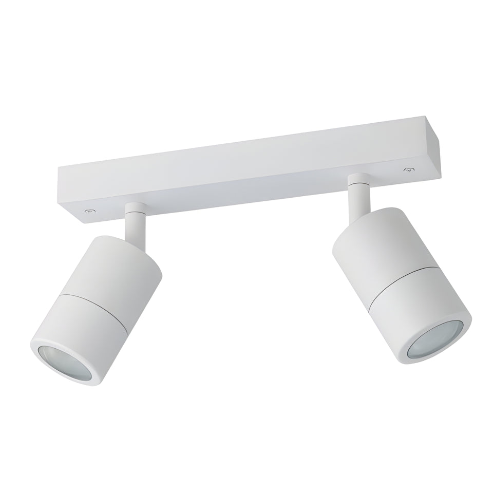 Eglo Fremantle 2 Light Adjustable Outdoor Ceiling Light White