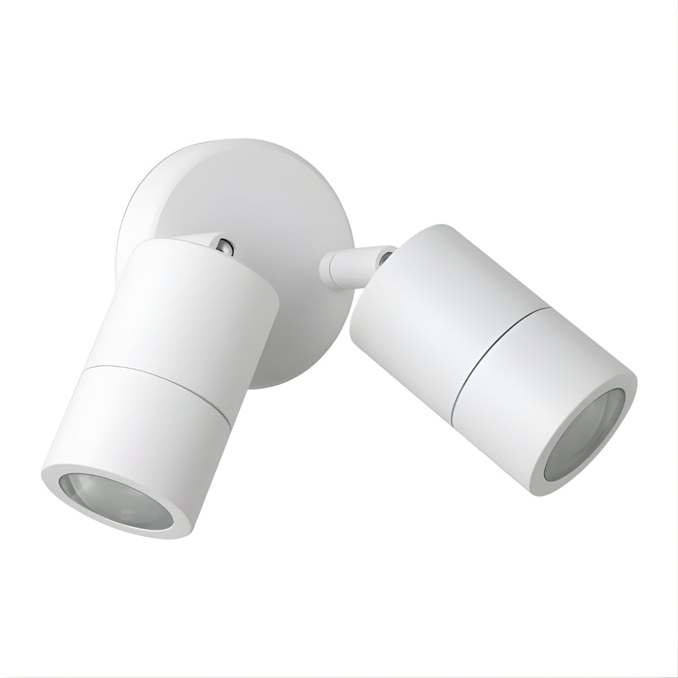 Eglo Fremantle 2 Light Adjustable Outdoor Wall Light White