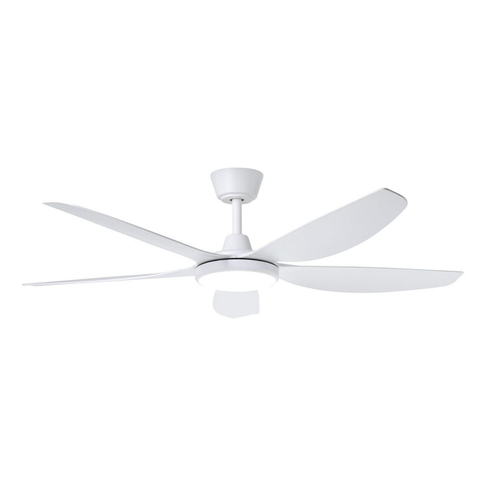 Eglo Miami 52 DC Ceiling Fan with LED Light White
