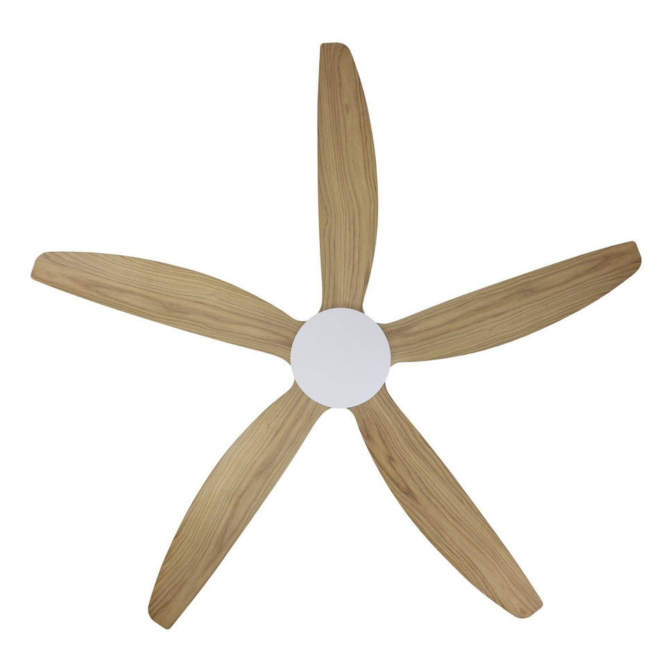 Eglo Miami 60 DC Ceiling Fan White /Blackbutt