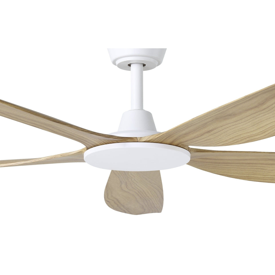 Eglo Miami 60 DC Ceiling Fan White /Blackbutt