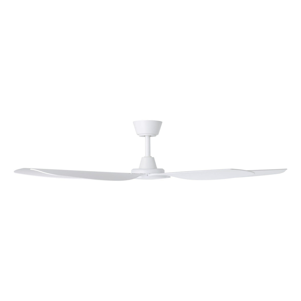 Side View Eglo Miami 60 DC Ceiling Fan White 20796501 - The Blue Space