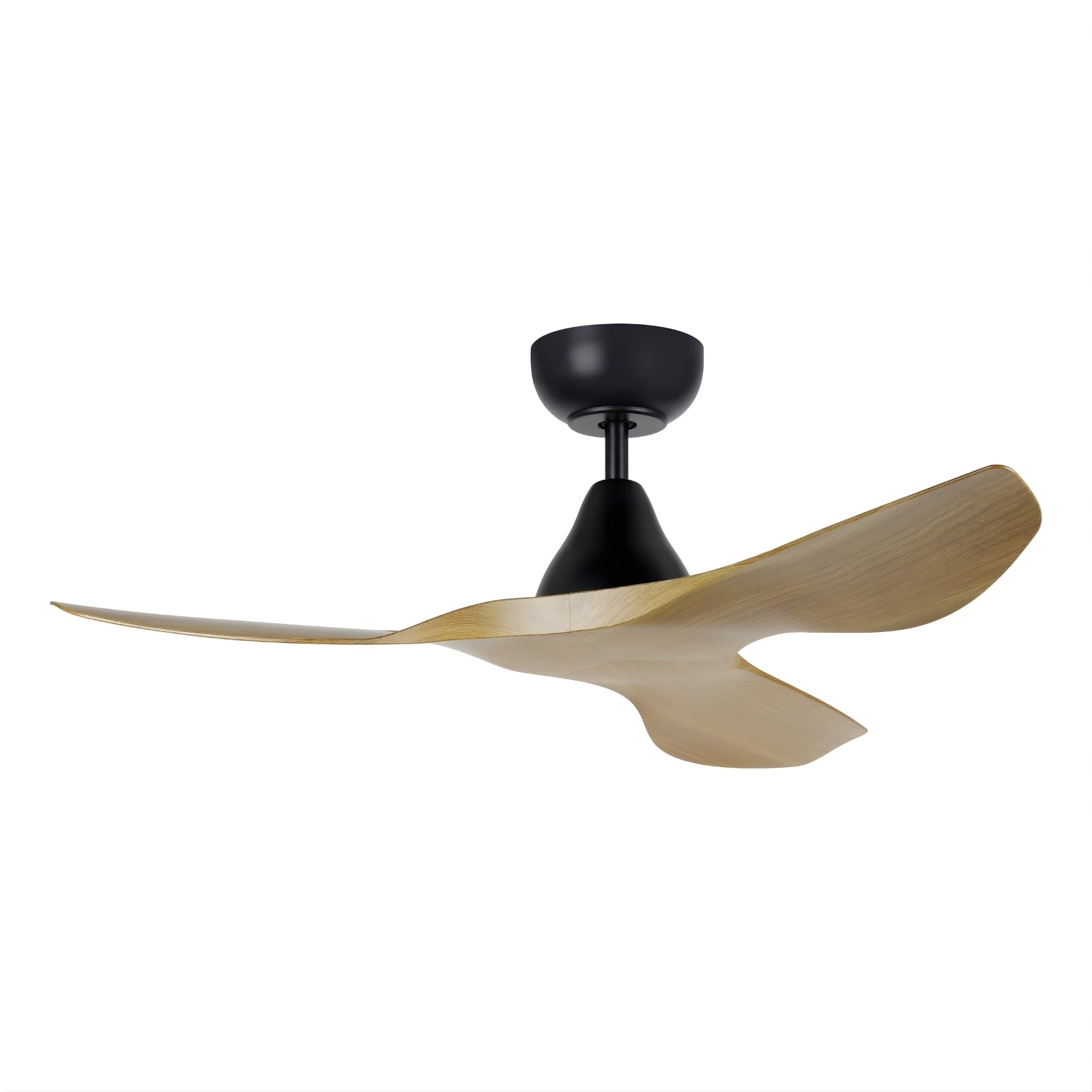 Eglo Surf 40 DC Ceiling Fan Burmese Teak/Black  20789217 - The Blue Space