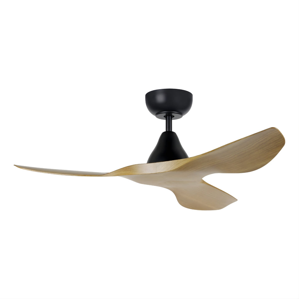 Eglo Surf 40 DC Ceiling Fan Burmese Teak/Black