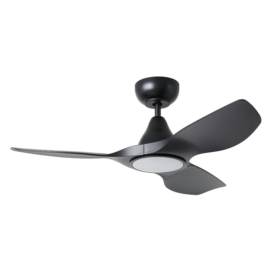 Eglo Surf 40 DC Ceiling Fan with LED Light Black