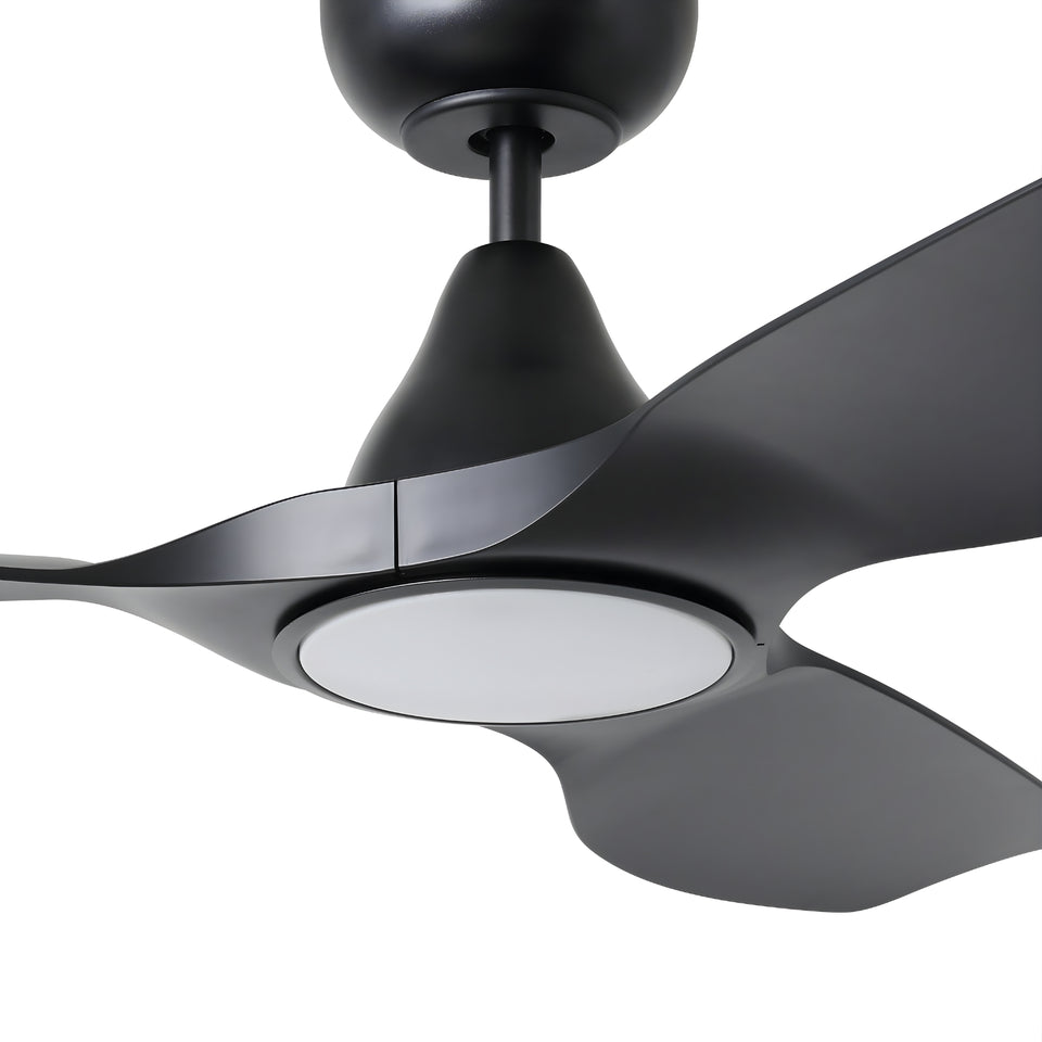 Eglo Surf 40 DC Ceiling Fan with LED Light Black
