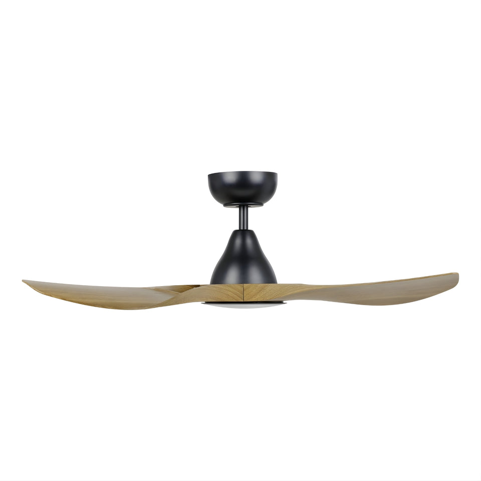 Eglo Surf 40 DC Ceiling Fan with LED Light Burmese Teak/Black