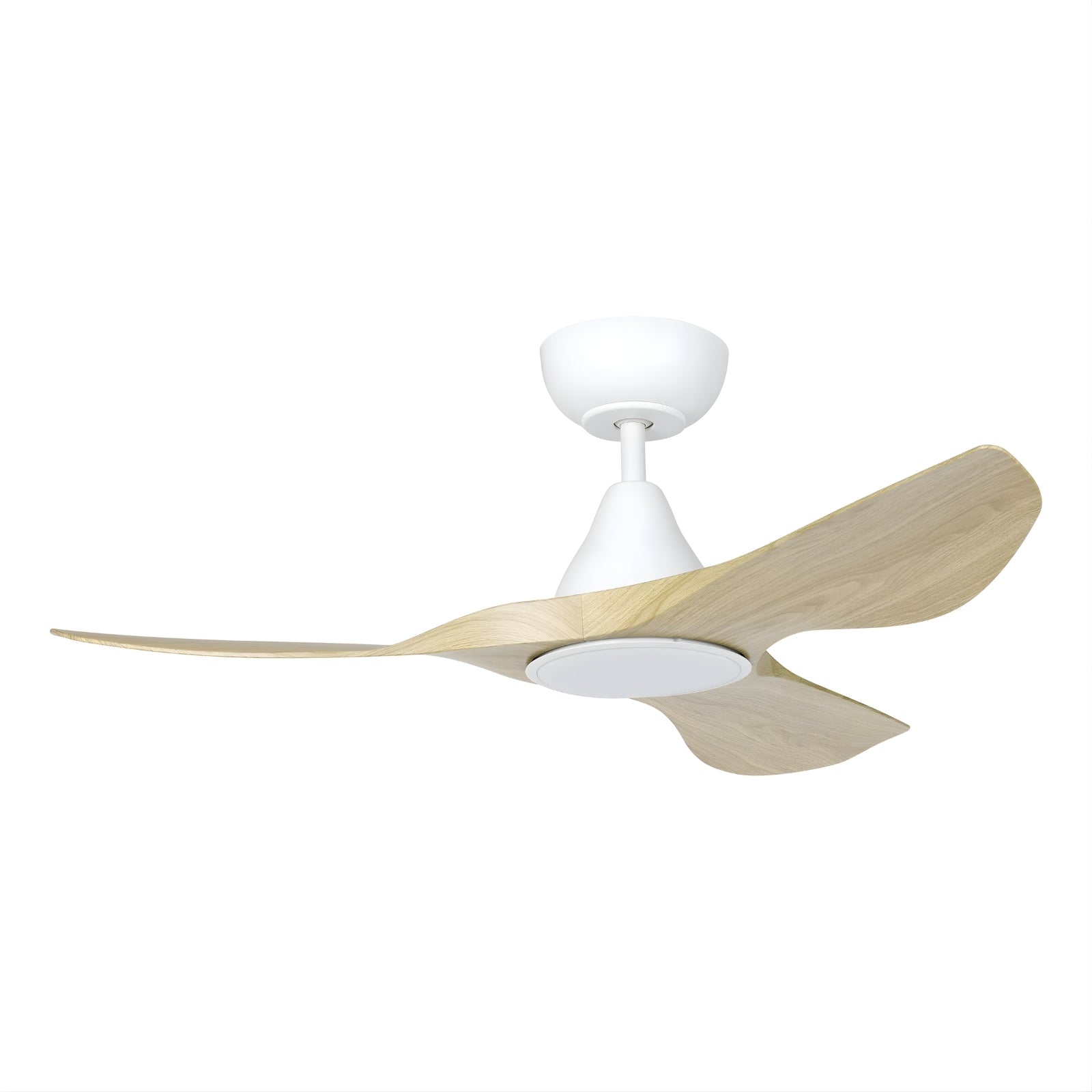 Eglo Surf 40 DC Ceiling Fan with LED Light Oak/White    20789316 - The Blue Space