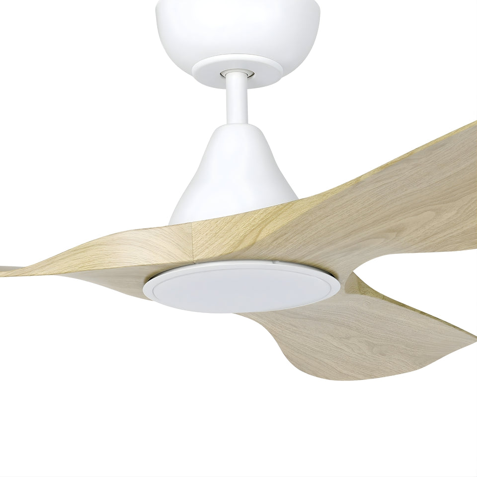 Eglo Surf 40 DC Ceiling Fan with LED Light Oak/White
