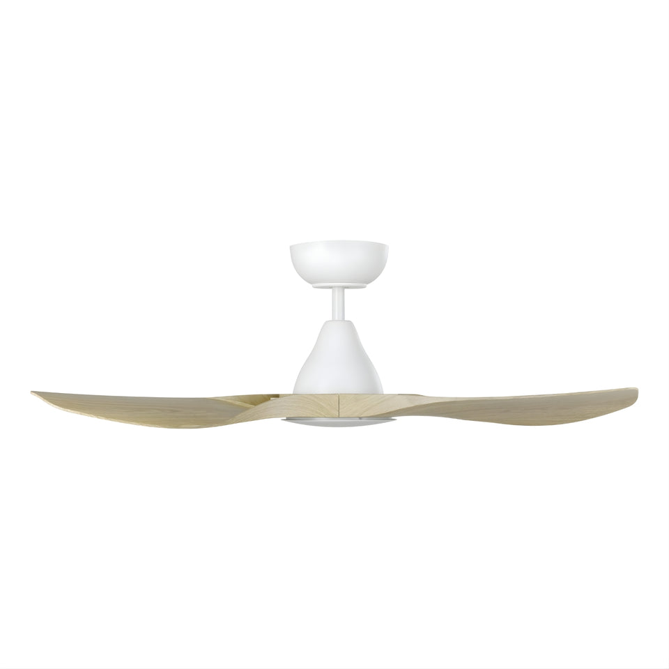 Eglo Surf 40 DC Ceiling Fan with LED Light Oak/White