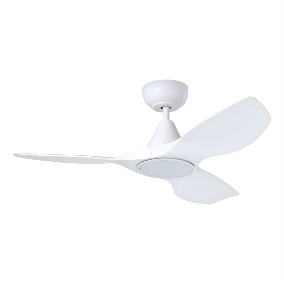Eglo Surf 40 DC Ceiling Fan with LED Light White