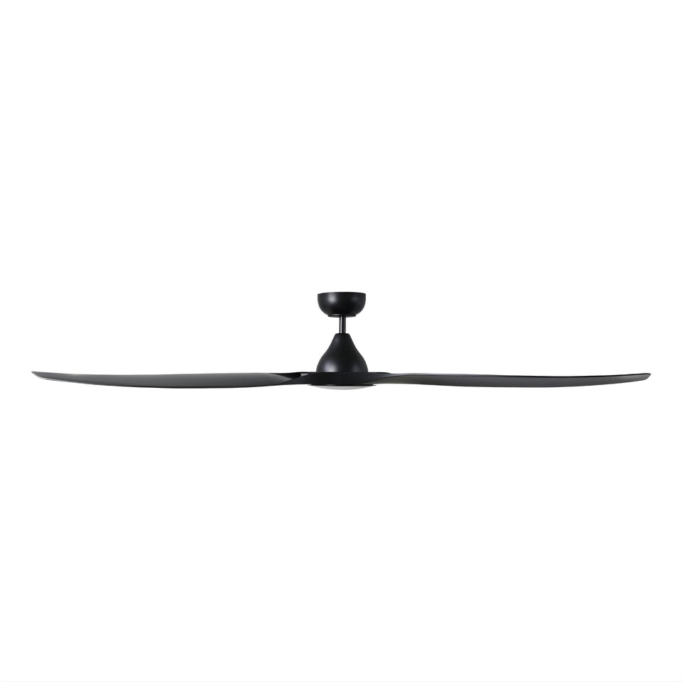 Eglo Surf 72 DC Ceiling Fan with LED Light Black