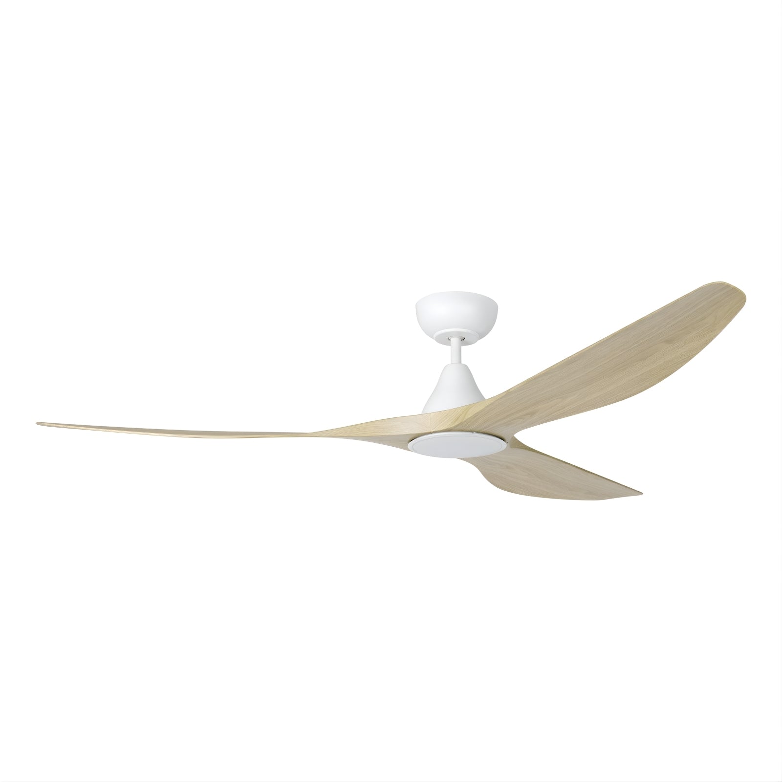 Eglo Surf 72 DC Ceiling Fan with LED Light Oak/White    20789516 - The Blue Space