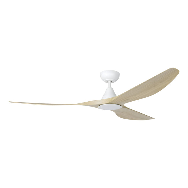 Eglo Surf 72 DC Ceiling Fan with LED Light Oak/White    20789516 - The Blue Space
