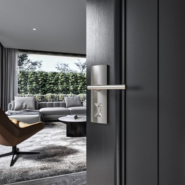 Zanda Epic Knox Multi Function Entrance Set Brushed Nickel