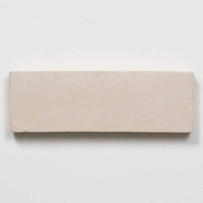 Single no Hands Evelyn Off-White Handmade Bejmat Satin Tile 100 x 50mm BYREA2 - The Blue Space